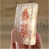 Jabón Artesanal Purificador, Talismán Contra el Mal, Adorno de Limpieza Energética, Patrón de Nubes Tradicional, Regalo Espiritual