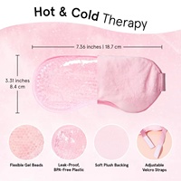 Patchs corporels personnalisés avec logo, masque oculaire chaud/froid pour les yeux gonflés, les yeux qui démangent, les cernes, masque rafraîchissant pour la récupération post-chirurgie et le soulagement du stress et de la tension