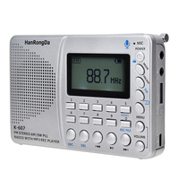 Radio portable multibandes stéréo FM/AM/SW avec basses supplémentaires