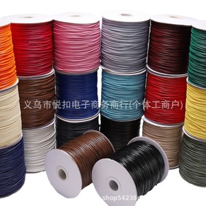 Hilo encerado coreano, hilo de cuero PU multicolor, hilo de goma para colgantes, cuerda de cuero, collar, pulsera, colgante, trenzado - Product Image 5