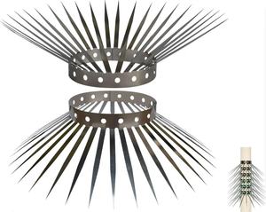 Púas de Seguridad Anti Ratones, Serpientes y Gatos, Púas para Cercas, Púas para Pájaros, Franjas, Oferta 2026 - Product Image 1