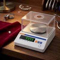 Balance en plastique JINGFEI YP-10002F haute précision, précision 0,01 g, capacité 1000 g
