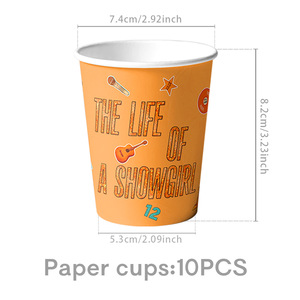 <span class=keywords><strong>Taylor</strong></span> Fans Party Vajilla Suministros con platos de papel Servilletas Mantel Banner Decoraciones para Eras Tour Inspirado Celebración - Product Image 4