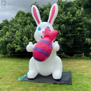 Conejo <span class=keywords><strong>de</strong></span> Pascua Inflable Gigante <span class=keywords><strong>de</strong></span> 11 Pies con Luces LED, Modelo Publicitario para Fiestas <span class=keywords><strong>de</strong></span> Pascua/Decoración <span class=keywords><strong>de</strong></span> Centros Comerciales/Jardín - Product Image 3