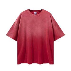 TKAN609เสื้อยืดแขนสั้นขนาดใหญ่พิเศษสำหรับผู้ชายเสื้อยืดผ้าฝ้าย200gsm โอเวอร์ไซส์ซักได้สำหรับผู้ชาย - Product Image 2