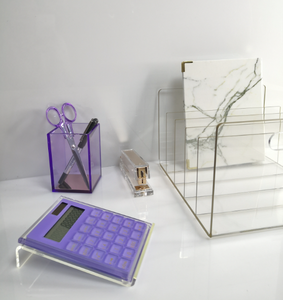 Calcolatrice Elettronica Scientifica Digitale a 12 Cifre in Acrilico Huisen per Ufficio - Product Image 3