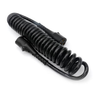 Cable de bobina de remolque de 3 pines 12V 24V Cable espiral personalizado 3 vías para camión de semirremolque agricultura comercial - Product Image 3