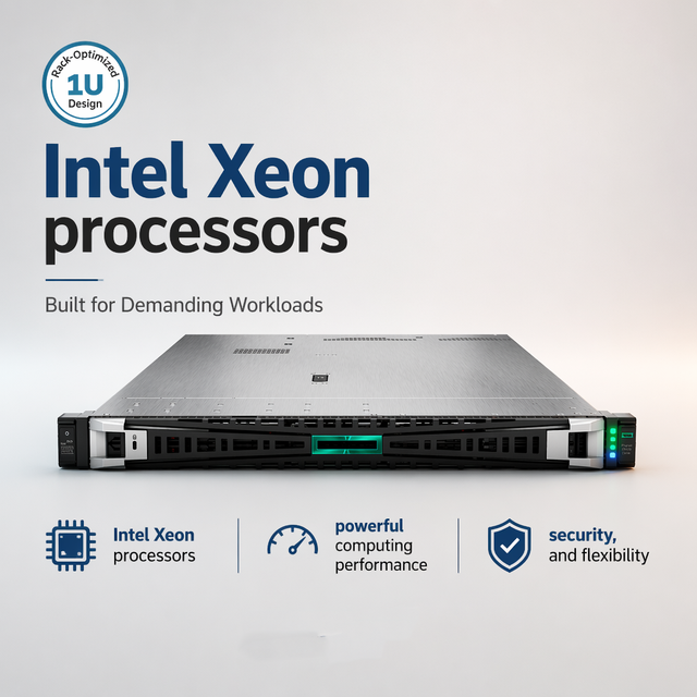 Original Performance Data Transfer Rates Hpe Proliant Dl360 Gen11 1u Two-Way Rack Server
