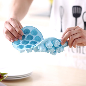 Moule à glace en silicone en forme de calebasse, 21 cavités, congélation rapide, démoulage facile, pour la fabrication de glaces maison DIY - Product Image 4