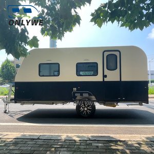 ONLYWE Camper Caravan <span class=keywords><strong>4X4</strong></span>, caravane tout-terrain, camping-car avec cuisine coulissante et système d'énergie solaire - Product Image 1