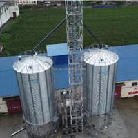 Réservoir en soie ondulé 500t, pour le stockage des grains et des granulés