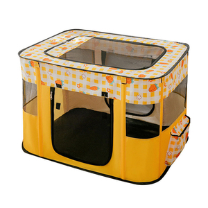 Valla <span class=keywords><strong>de</strong></span> jaula para perros portátil plegable para mascotas pequeñas <span class=keywords><strong>y</strong></span> medianas, corralito impermeable, tiendas para perros, mascotas - Product Image 1