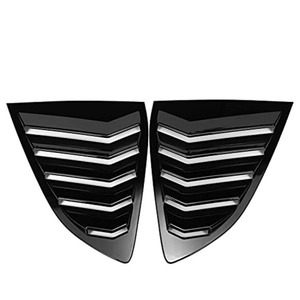 Accessoires extérieurs Welta Glossy Black ABS Carbon Look pour Honda Breeze 2020-2022, kits de voiture, aérations latérales arrière, couvre-ventilations - Product Image 1