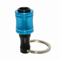 Lot de 6 supports de tournevis hexagonaux de 1/4 pouce avec porte-clés, barre d'extension, support de vis à changement rapide pour la plupart des outils électriques
