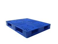 Palette Euro en plastique HDPE à double face, grillagée, robuste, Zhujiang ZJ1311-150, entrée 4 directions, renforcée en acier, RFID