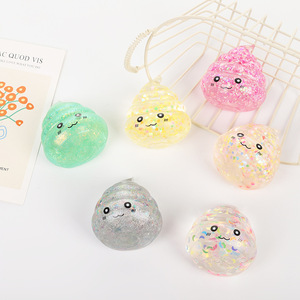 Nouveautés H89 : Bonbons en caoutchouc thermoplastique anti-stress en forme de caca, avec <span class=keywords><strong>paillettes</strong></span> dorées, effet squishy - Product Image 6