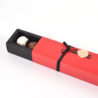 Matériau recyclé Kraft Papier Alimentaire Cadeau Emballage Boîte Chocolat Truffe Emballage Boîtes