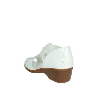 Cinzia Soft Donna Mocassino Bianco <b>Wedges</b> Sandals <b>Women</b> <b>White</b> Heel Height Colore Taglia - Product Image 1