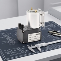 Micro-pompe VN-C6, moteur 12V DC, 5W, pompe à piston sans huile, -70Kpa, débit de 7L/min, faible bruit, portable