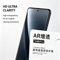 Protection d'écran en hydrogel anti-reflet auto-réparateur AR, film de découpe universel anti-explosion EPU pour smartphone