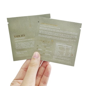 소량 주문 가능 생분해 크라프트 포장 차 열접착 3면 실링 종이봉투 포장 맞춤형 PLA 홍차 커피 샘플 티백 - Product Image 4