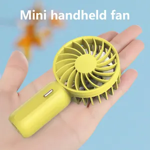 Fábrica Hot Atacado de Pé Bateria Recarregável Portátil USB Handheld Mini Ventilador a Pilhas