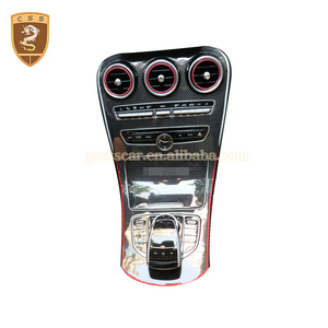 W205 carbon fiber car interior trim fit for C class-C65s style ruffle - Product Image 3