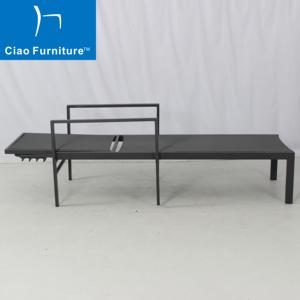Chaises longues en aluminium extérieures de bride de meubles de plate-forme de <span class=keywords><strong>piscine</strong></span> de loisirs pour l'<span class=keywords><strong>hôtel</strong></span> - Product Image 4