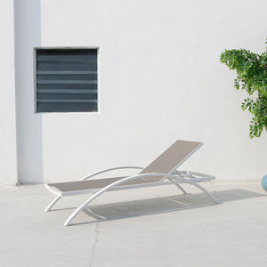 Chaise longue <span class=keywords><strong>de</strong></span> luxe en plastique blanc, mobilier d'extérieur à dossier haut, <span class=keywords><strong>piscine</strong></span>, pont, chaise longue, offre spéciale - Product Image 5