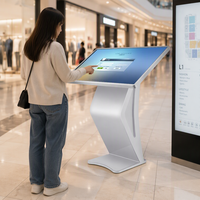 Écran tactile horizontal LCD couleur 32 pouces pour kiosque, affichage vidéo OEM SDK, écrans d'affichage numérique pour intérieur