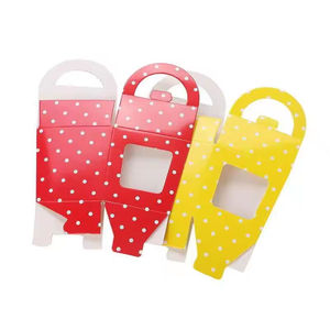 กล่องคัพเค้กสำหรับขายส่ง กล่องบรรจุภัณฑ์เบเกอรี่แบบมีหน้าต่างใส - Product Image 3