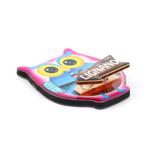 Promosyon hediyeler turistik hediyelik eşya İtalya Lignano kentsel binalar özelleştirilmiş 3d hayvan baykuş Eva buzdolabı mıknatısı - Product Image 6