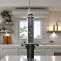 Prises de courant allemandes modernes Cuisine 1 1 USB 2 Type-C PD 67W QC Chargement industriel 16A 1.8m Cuivre/Aluminium SDK