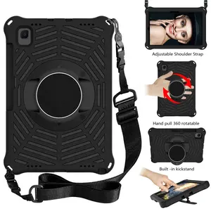 Kids Soft Bumper Adjustable Shoulder Strap Folding Stand EVA Tablet Case For iPad Air 4/ Pro 11 12.9