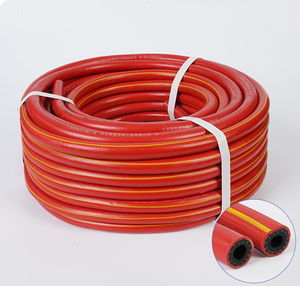 Tubi in PVC ad alta pressione per ossigeno acetilene 1/4 "-3" in gomma a tre strati con collegamento a due fili servizio di taglio 60Bar - Product Image 4