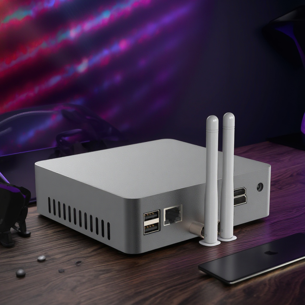 Mini ordinateur de bureau sans ventilateur 3805u I3 I5 nuc avec double RS232 double Lan ordinateur industriel Mini PC