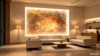 Dalle de marbre translucide de luxe en pierre naturelle Saussurea Sunset Snow pour la décoration murale et de sol des villas modernes