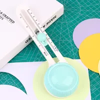 Portable Compass Circle Cutter, Safety Paper for Child Kids Circular Cutting Tool, Paper Cardboard Rotary Circle Cutter Handcraft Tool, Size