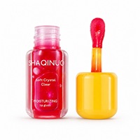 SHAQINUO Baume à lèvres transparent effet cristal, nourrissant pour lèvres sèches, repulpant, lissant, brillant, hydratant, rehausse la luminosité