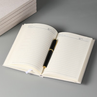 Carnet en lin A5, couverture rigide, bande élastique, agenda de haute qualité, bureau, travail, entreprise, logo personnalisé, cadeaux de fête