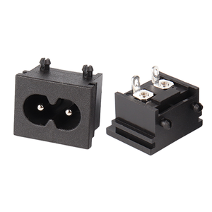 <span class=keywords><strong>Prise</strong></span> SCART LZ-8-1S1 IEC60320 C8 à contact en cuivre, certifiée CCC, 2,5A 250V AC, à fixation rapide, noire, pour masseur de pieds et appareil de drainage des graisses - Product Image 1