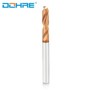 Dohre 2 Sáo kháng thấp rắn Carbide lỗ kim loại lỗ sâu khoan bit cho máy CNC