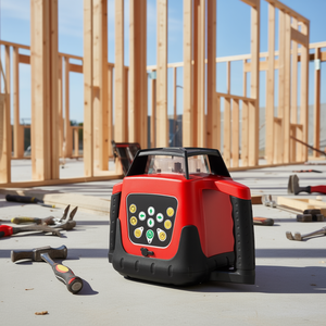 Nivel Láser Verde de 360 Grados, Autonivelante, de Grado Industrial, con Trípode, Receptor, Control Remoto y Estuche - Product Image 2