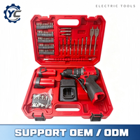 Perceuse à percussion sans fil 20V, pack de luxe, moteur sans balais, batterie 1,5 Ah, vitesse variable, mécanisme de dégagement rapide, OEM