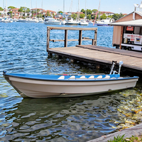 Nouveau bateau de pêche Panga en fibre de verre de 7 m (23 pi) pour petits passagers, idéal pour les stations balnéaires, à vendre