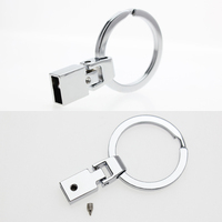Conectores de aleación de 8mm/10mm para llaveros, dijes para cinturones de llavero de 8mm/10mm, accesorios DIY para la fabricación de joyas de mujer, nombre de ídolo