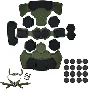 Équipe tactique Wendy coussinets de coussin de confort intérieur kit de rembourrage de protection gen 4 éponge mousse à mémoire de forme pour FAST MICH PASGT accessoires - Product Image 3
