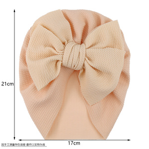 JIRIS all'ingrosso grande fiocco nodo Waffle tessuto bambini turbante berretto fasce per bambini per ragazza accessori per <span class=keywords><strong>capelli</strong></span> fasce <span class=keywords><strong>Bandana</strong></span> - Product Image 6