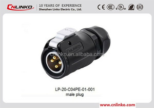 500V đến <span class=keywords><strong>12V</strong></span> <span class=keywords><strong>DC</strong></span> nam kết nối điện cắm ổ cắm 4 pin kết nối không thấm nước - Product Image 5