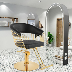 Sillón de Peluquería para el Hogar, Giratorio 360 Grados, con Bomba Hidráulica, Equipo de Belleza para Spa, Barbería, Sala de Estar, Escuela - Product Image 3
